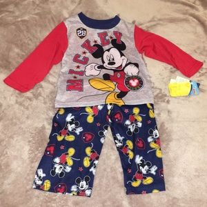 Mikey Mouse 2 piece pajama set- 24M